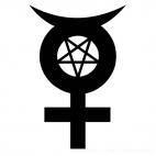 Satan logo, decals stickers