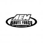 AEM Brute force intake system, decals stickers