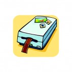 Photo scanner with pictures and negatives, decals stickers