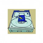 Internal cd rom drive, decals stickers