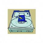 Internal cd rom drive, decals stickers
