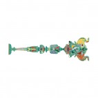 Multi colored chinese statue artifact, decals stickers
