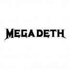 Megadeth logo, decals stickers