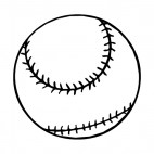 Baseball ball, decals stickers