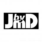 By JMD invert logo, decals stickers