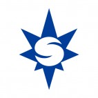 Stjarnan FC soccer team logo, decals stickers