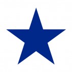 Newcastle Blue Star FC soccer team logo, decals stickers