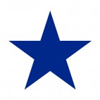 Newcastle Blue Star FC soccer team logo, decals stickers