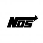 Nos curve, decals stickers