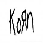 Korn logo, decals stickers