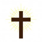 Sun cross, decals stickers