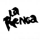 La Renga logo, decals stickers