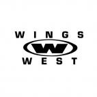 Wings W West, decals stickers