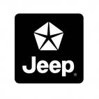 Jeep invert logo, decals stickers