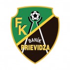 FK Banik Prievidza soccer team logo, decals stickers