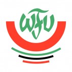 WFU soccer team logo, decals stickers