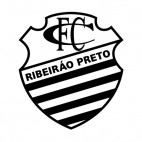 FC Ribeirao Preto soccer team logo, decals stickers