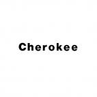 Jeep Cherokee, decals stickers