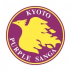 Kyoto Purple Sanga soccer team logo, decals stickers
