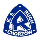 KS Ruch Chorzow soccer team logo, decals stickers