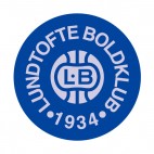 Lundtofte Boldklub soccer team logo, decals stickers
