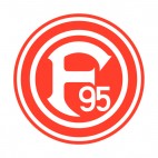 Fortuna Dusseldorf soccer team logo, decals stickers