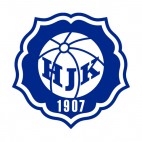 HJK Helsinki soccer team logo, decals stickers