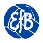 Esbjerg FB soccer team logo, decals stickers