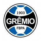 Gremio Foot Ball Porto Alegrense soccer team logo, decals stickers
