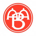 Aalborg Boldspilklub soccer team logo, decals stickers