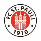 FC St Pauli soccer team logo, decals stickers