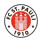 FC St Pauli soccer team logo, decals stickers