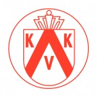 KV Kortrijk soccer team logo, decals stickers