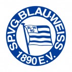 Blau Weiss Berlin soccer team logo, decals stickers