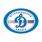 Dinamo Izhevsk soccer team logo, decals stickers