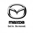 Mazda Get in Be moved, decals stickers