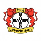 Bayer 04 Leverkusen soccer team logo, decals stickers