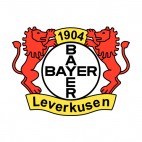 Bayer 04 Leverkusen soccer team logo, decals stickers