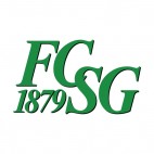 FC St Gallen soccer team logo, decals stickers