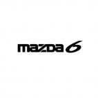 Mazda 6, decals stickers