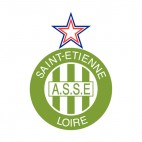 AS Saint Etienne soccer team logo, decals stickers