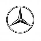 Mercedes Benz logo, decals stickers