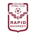 FC Rapid Bucuresti soccer team logo, decals stickers