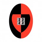 Cagliari Calcio soccer team logo, decals stickers