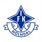 FK Molndal soccer team logo, decals stickers