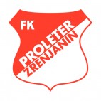FK Proleter Zrenjanin soccer team logo, decals stickers