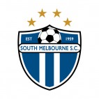 South Melbourne FC soccer team logo, decals stickers