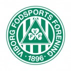 Viborg FF soccer team logo, decals stickers
