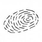 Fingerprint, decals stickers