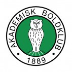 Akademisk Boldklub soccer team logo, decals stickers